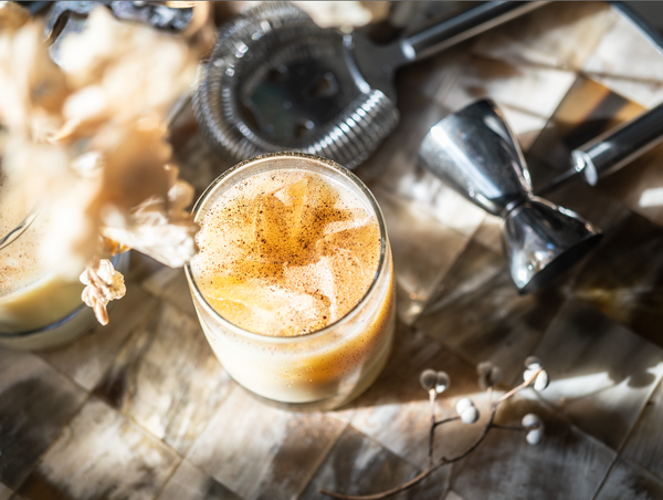 Modern Holiday Eggnog Cocktail Recipe, mix it, shake it, drink, repeat