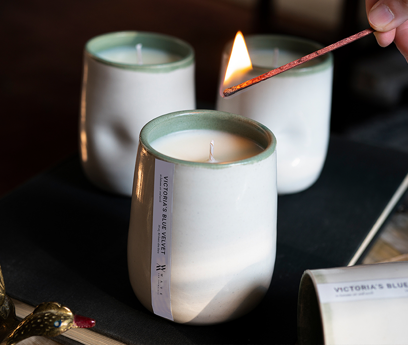 Designer perfume scented online candles